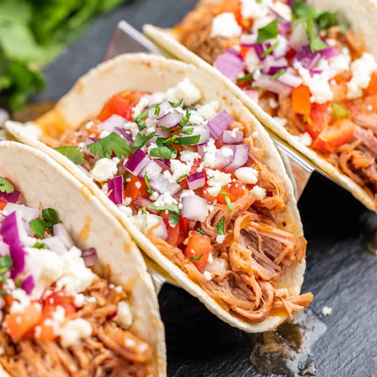 Tacos: Slow Cooker Sweet Pork Tacos | Recipe Cloud App