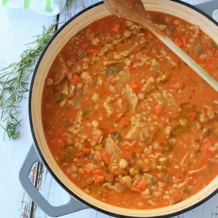 Creamy Chickpeas With Pasta | Recipe Cloud App