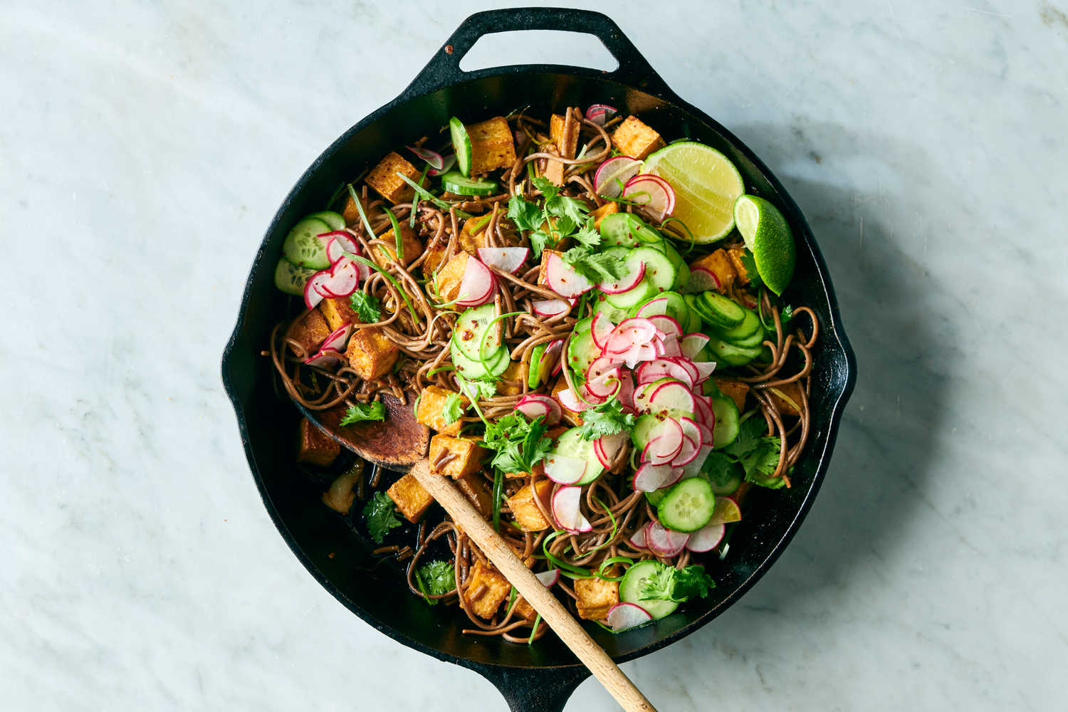 Sweet And Spicy Tofu With Soba Noodles Recipe | Recipe Cloud App