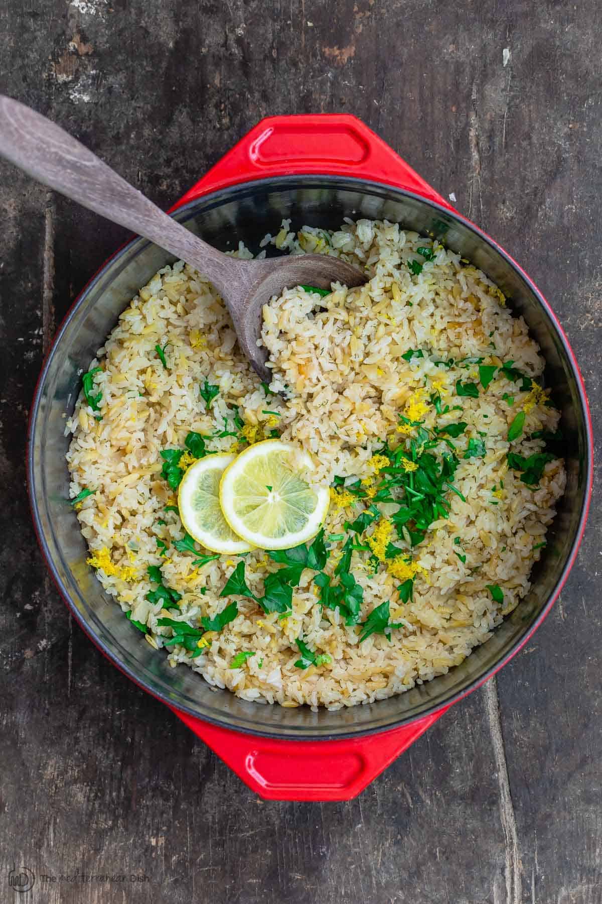 Greek Lemon Rice Recipe | Recipe Cloud App