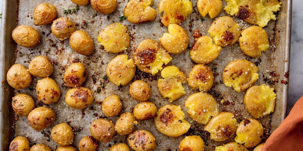 Garlic Smashed Potatoes Are A Side Dish Superstar | Recipe Cloud App