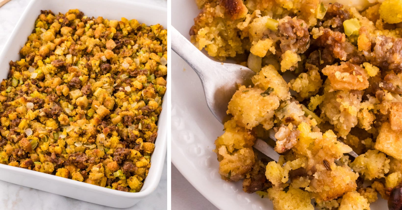 Sausage Stuffing - Quick and Easy - Perfect for the Holidays - Family Favorite. | Recipe Cloud App