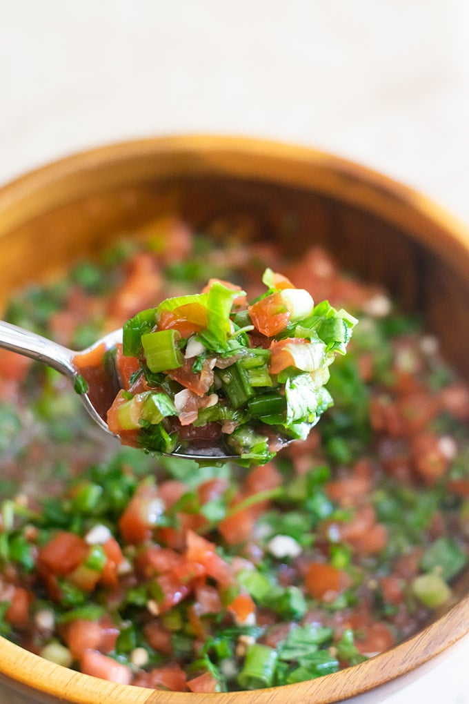 Pebre Recipe (Spicy Chilean Salsa) | Recipe Cloud App