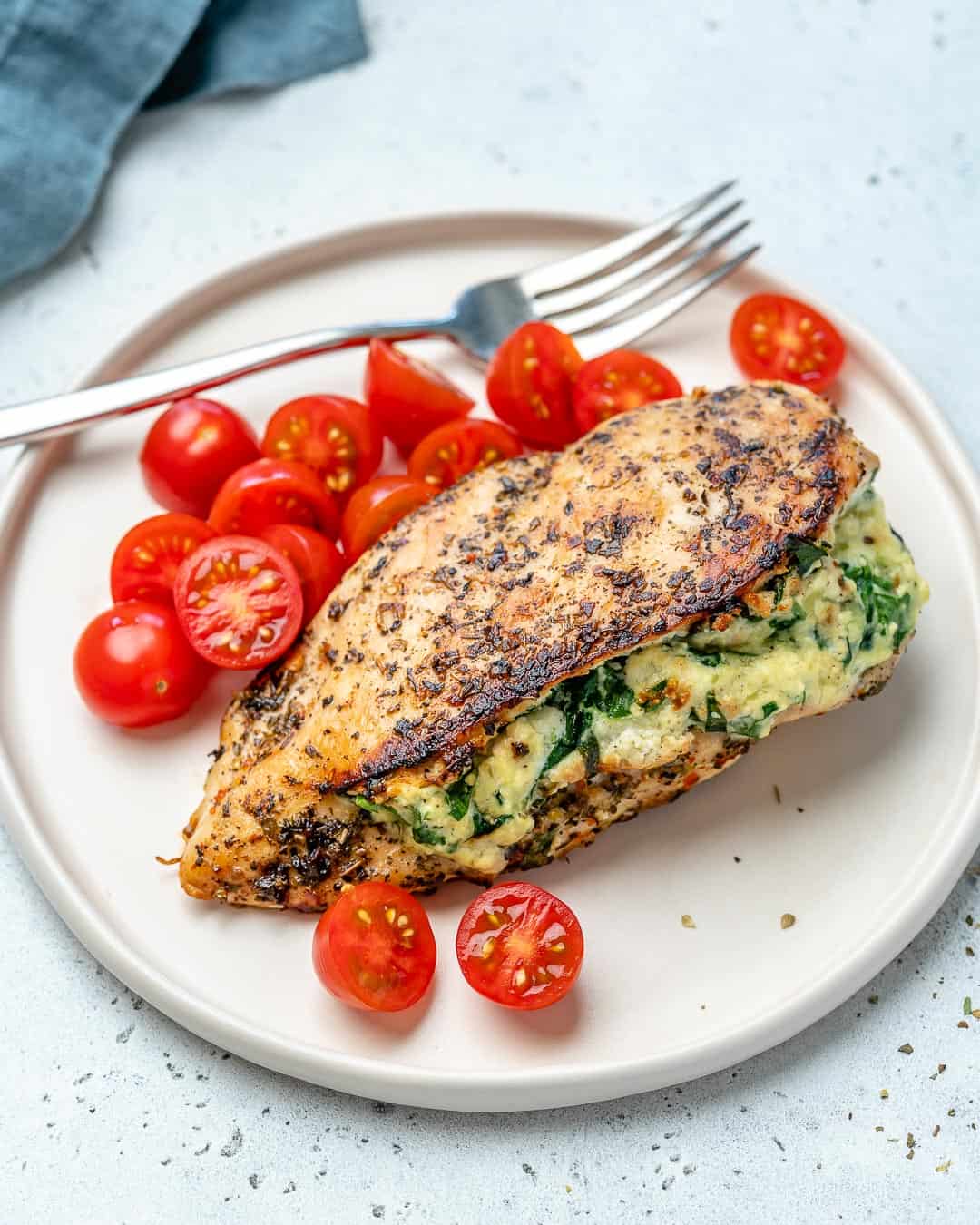 Spinach And Cheese Stuffed Chicken | Recipe Cloud App