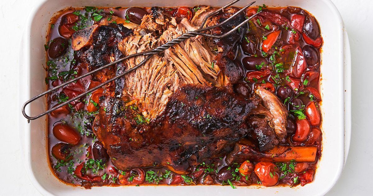 Slow-Cooked Mediterranean Lamb | Recipe Cloud App