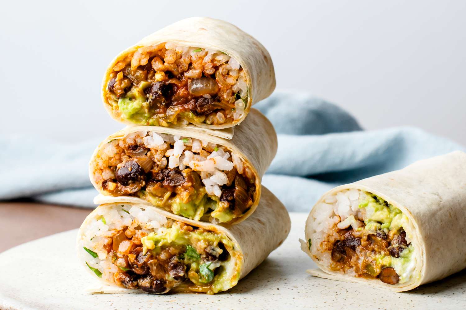 Vegetarian Bean and Rice Burrito | Recipe Cloud App