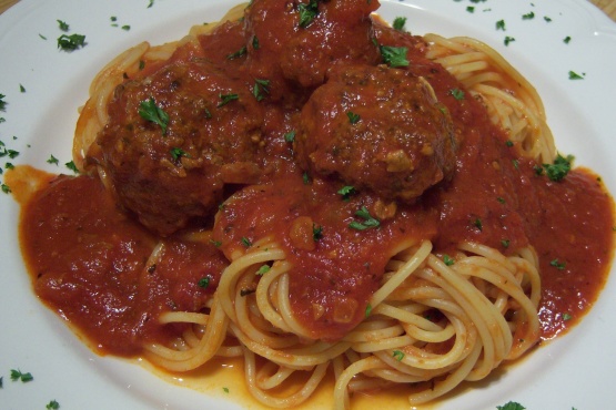 Spaghetti Sauce And Meatballs Recipe - Genius Kitchen | Recipe Cloud App