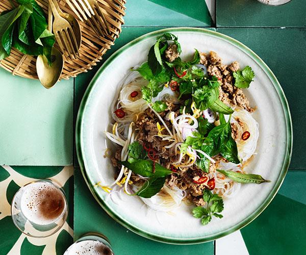 Lemongrass Beef With Rice Noodles Recipe | Recipe Cloud App