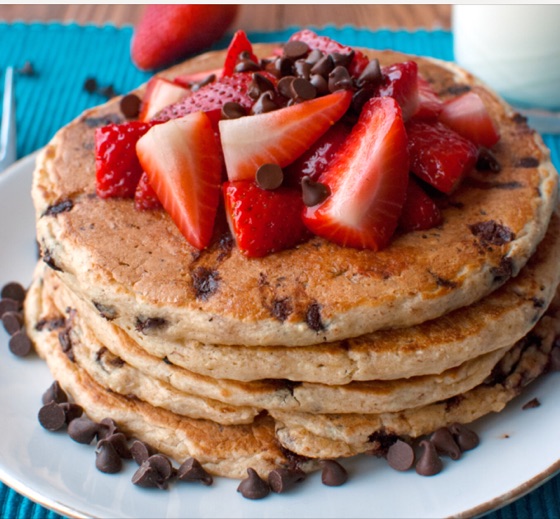 Choc Chip Buttermilk Pancakes | Recipe Cloud App