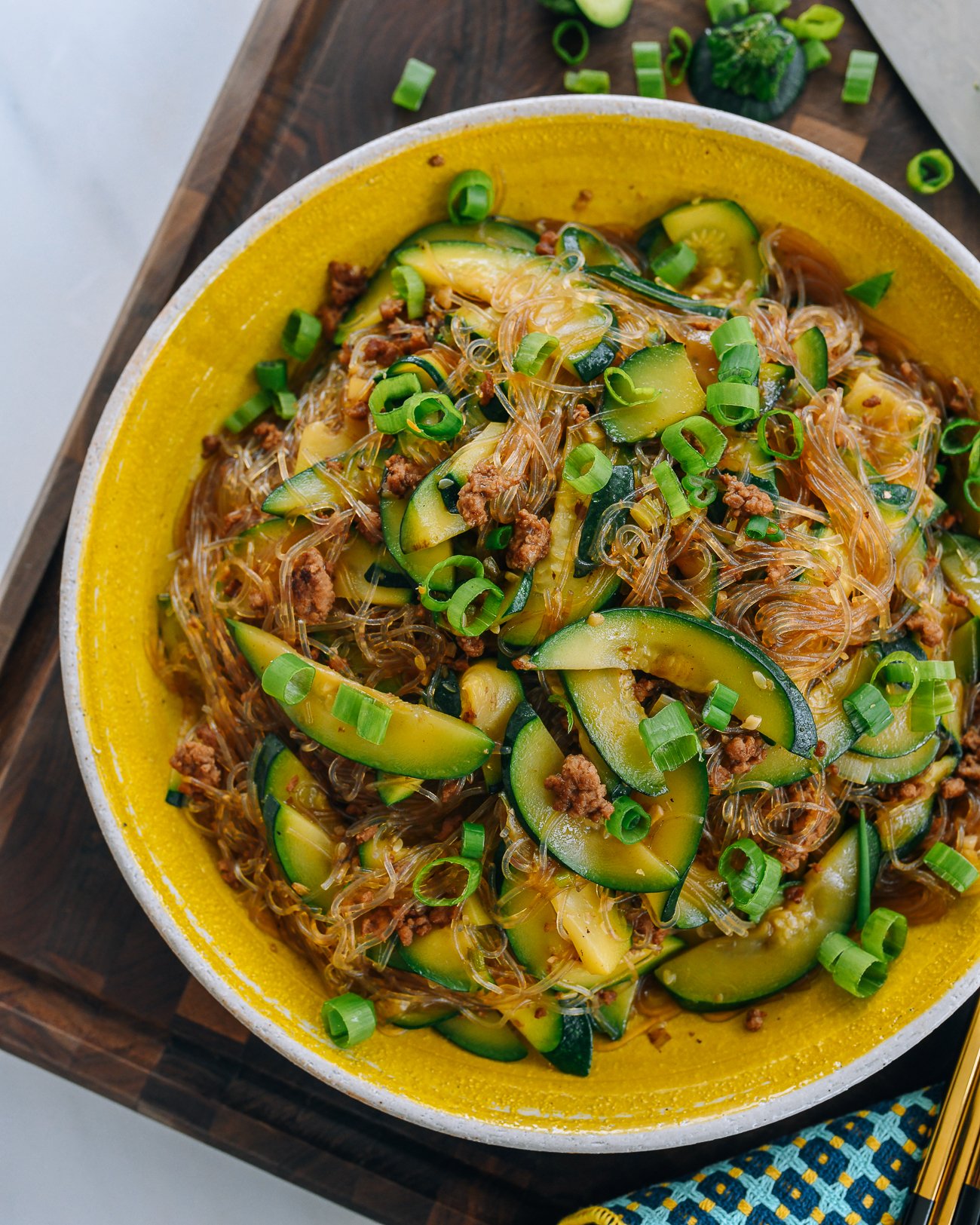 Zucchini With Glass Noodles | Recipe Cloud App