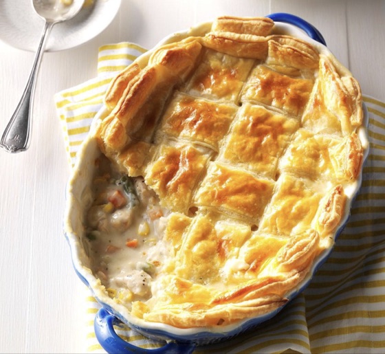 Puff Pastry Chicken Potpie | Recipe Cloud App