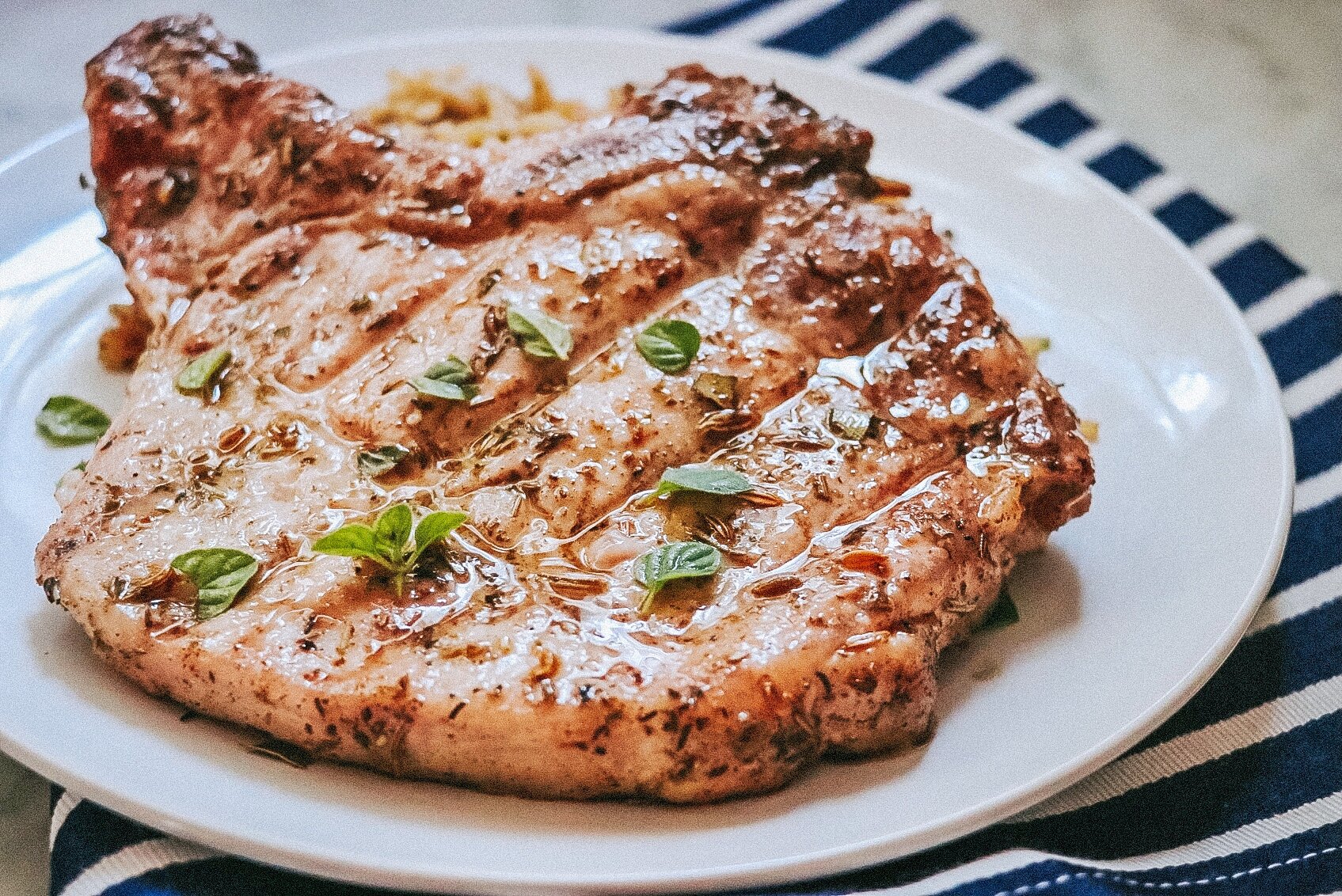 Pork Chops: Mediterranean Grilled | Recipe Cloud App