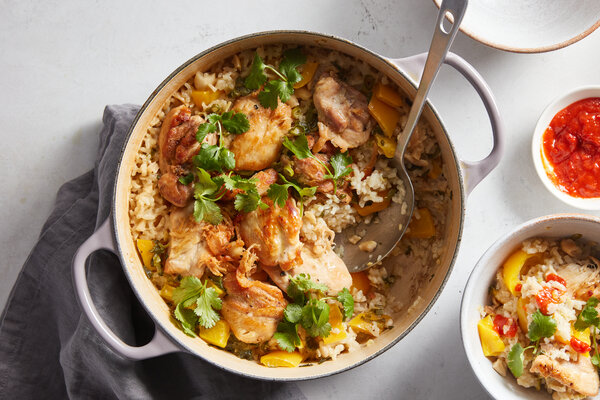 Coconut Chicken And Rice Recipe | Recipe Cloud App