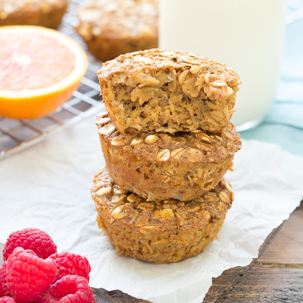 Gingerbread Baked Oatmeal Cups (Muffins) - Kristine's Kitchen | Recipe Cloud App