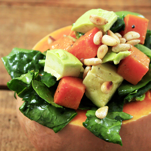 Pumpkin & Avocado Salad | Recipe Cloud App