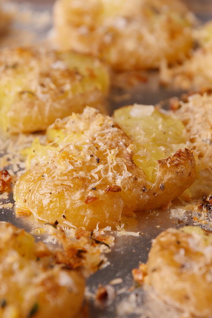 Garlic Smashed Potatoes | Recipe Cloud App