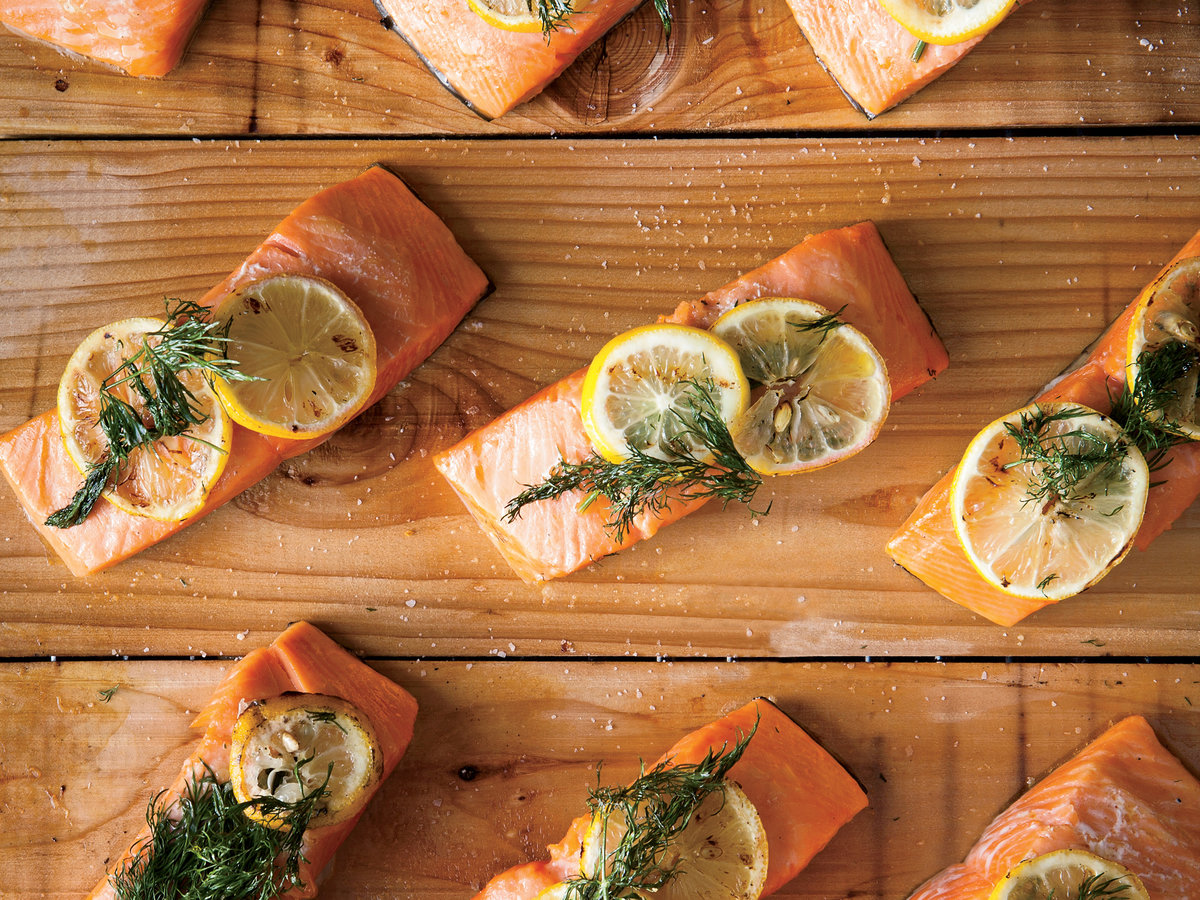 Cedar-Planked Salmon With Lemon And Dill | Recipe Cloud App