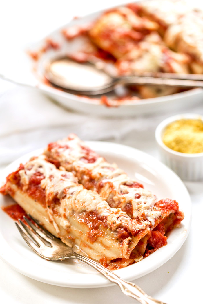 Easy Vegan Manicotti With Tofu Ricotta - Simply Quinoa | Recipe Cloud App