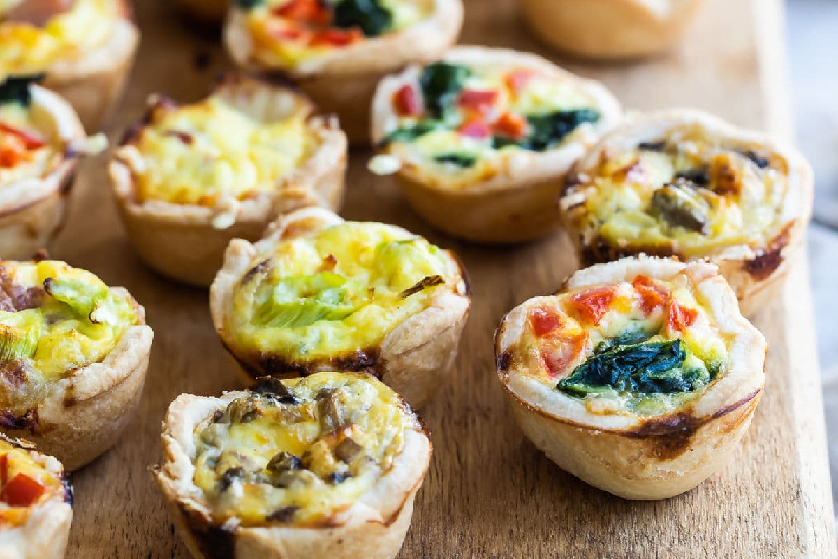 Mini Quiche 4 Ways | Recipe Cloud App