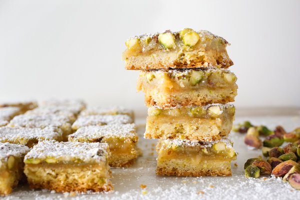 Pistachio-Lemon Bars Recipe | Recipe Cloud App