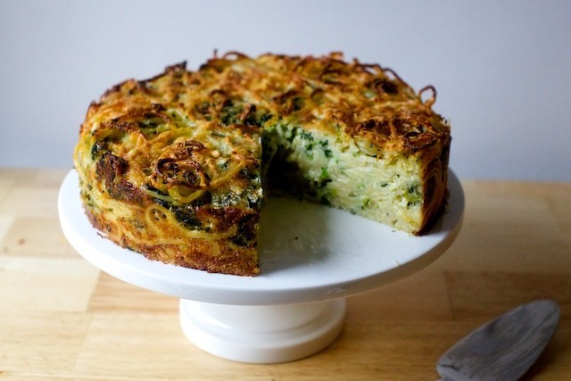 Spaghetti Pie With Pecorino And Black Pepper | Recipe Cloud App