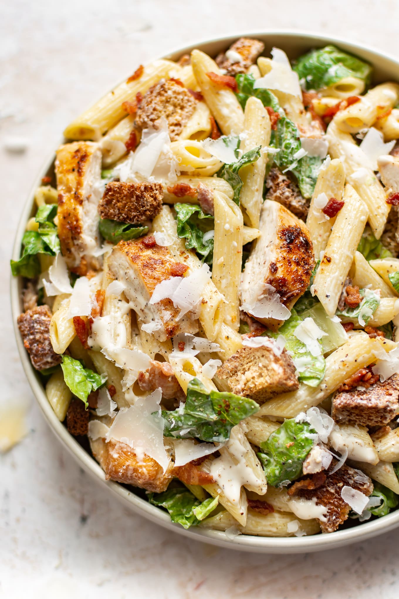 Chicken Caesar Pasta Salad | Recipe Cloud App