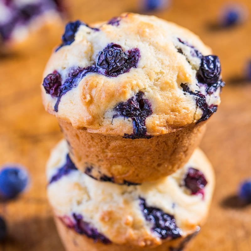Skinny Blueberry Muffins | Recipe Cloud App