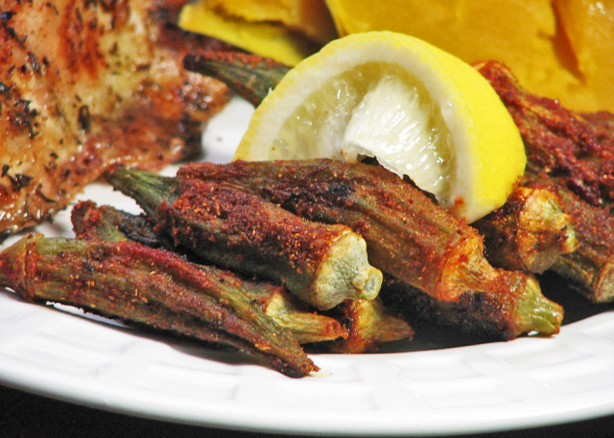 Spicy Roasted Okra Recipe - Food.com | Recipe Cloud App