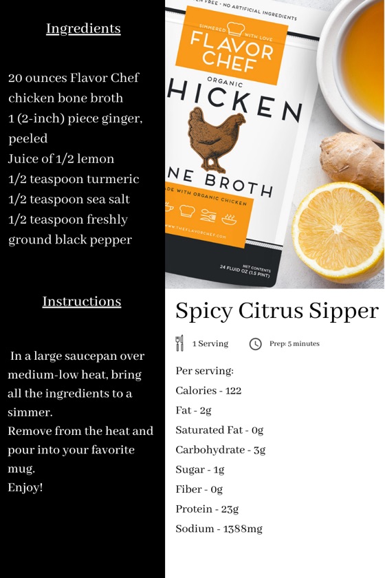 Spicy Citrus Sipper | Recipe Cloud App