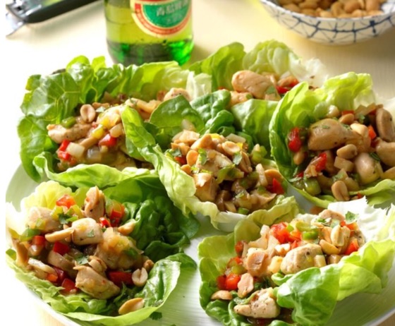 Spicy Chicken Lettuce Wraps | Recipe Cloud App