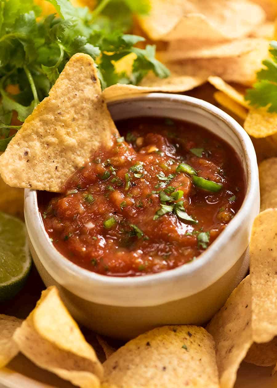 Restaurant Style Salsa | Recipetin Eats | Recipe Cloud App