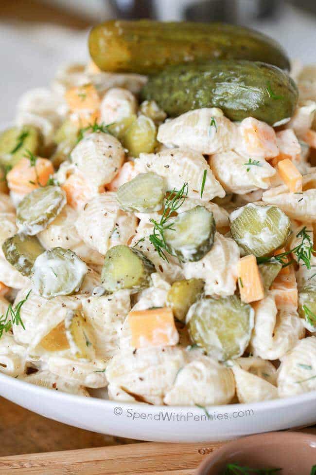 Dill Pickle Pasta Salad - Spend With Pennies | Recipe Cloud App