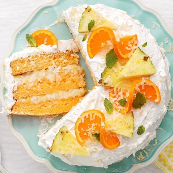 Hawaiian Sunset Cake | Recipe Cloud App