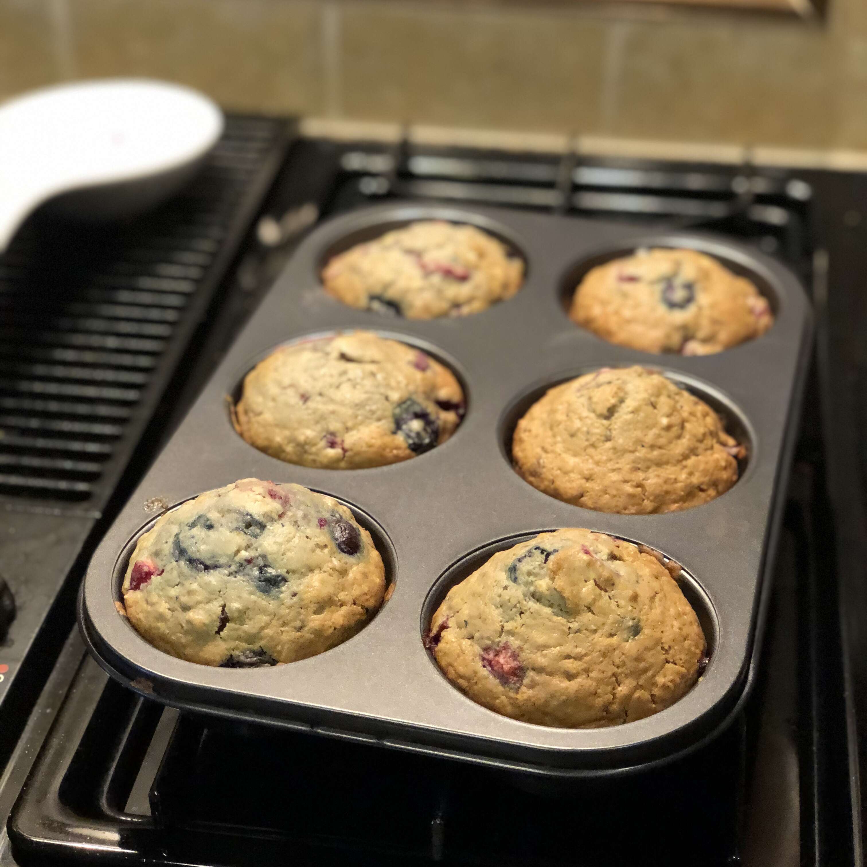Saskatoon Berry Oat Muffins | Recipe Cloud App
