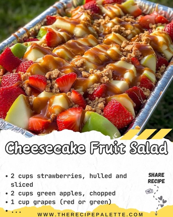 Cheesecake Fruit Salad | Recipe Cloud App