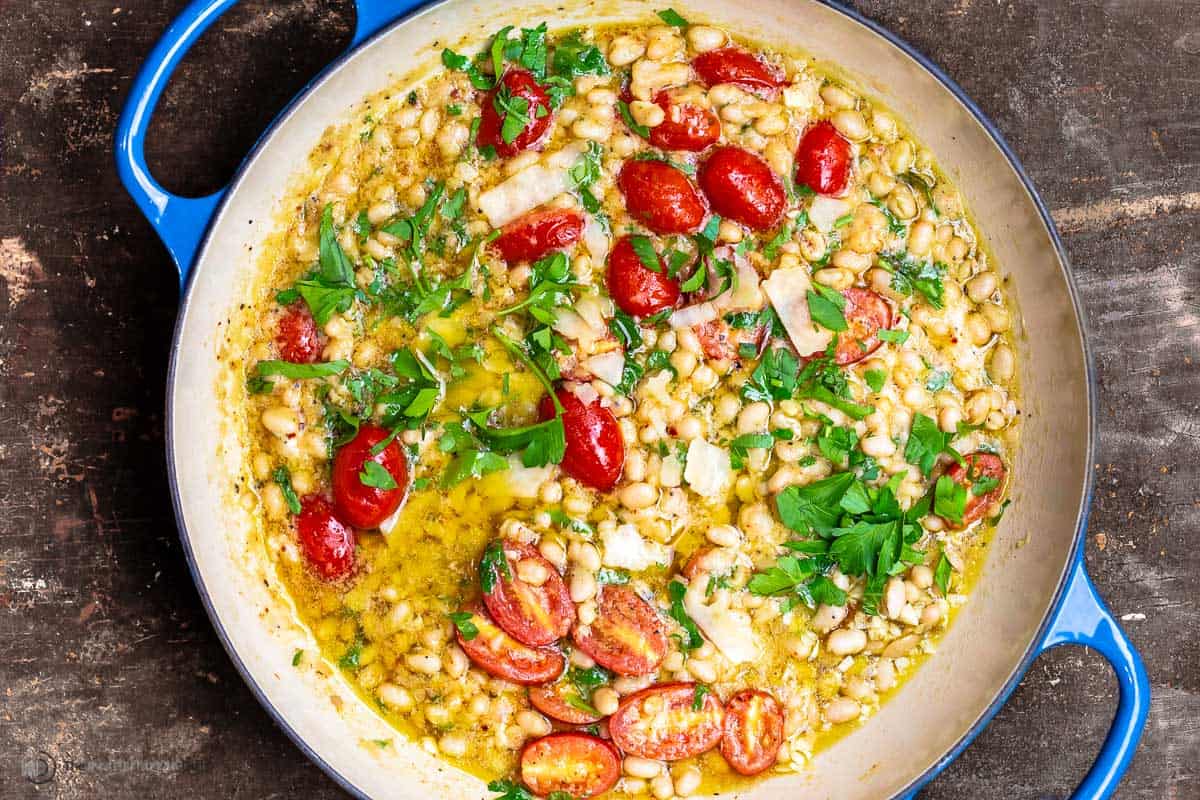 White Beans: 15-Minute Garlic Parmesan | Recipe Cloud App