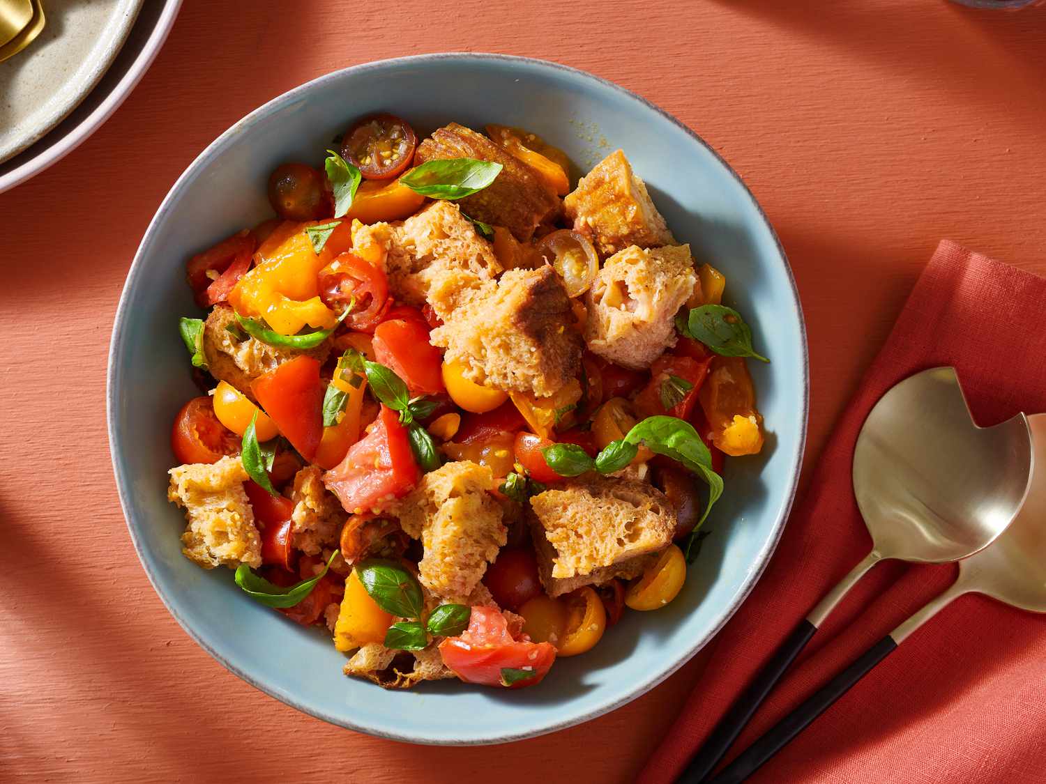 Classic Panzanella Salad (Tuscan-Style Tomato And Bread Salad) Recipe | Recipe Cloud App