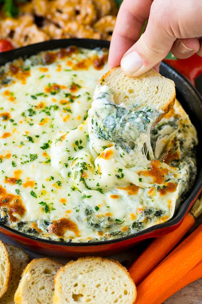Hot Spinach Dip | Recipe Cloud App