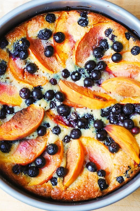 Peach And Blueberry Greek Yogurt Cake - Julia's Album | Recipe Cloud App