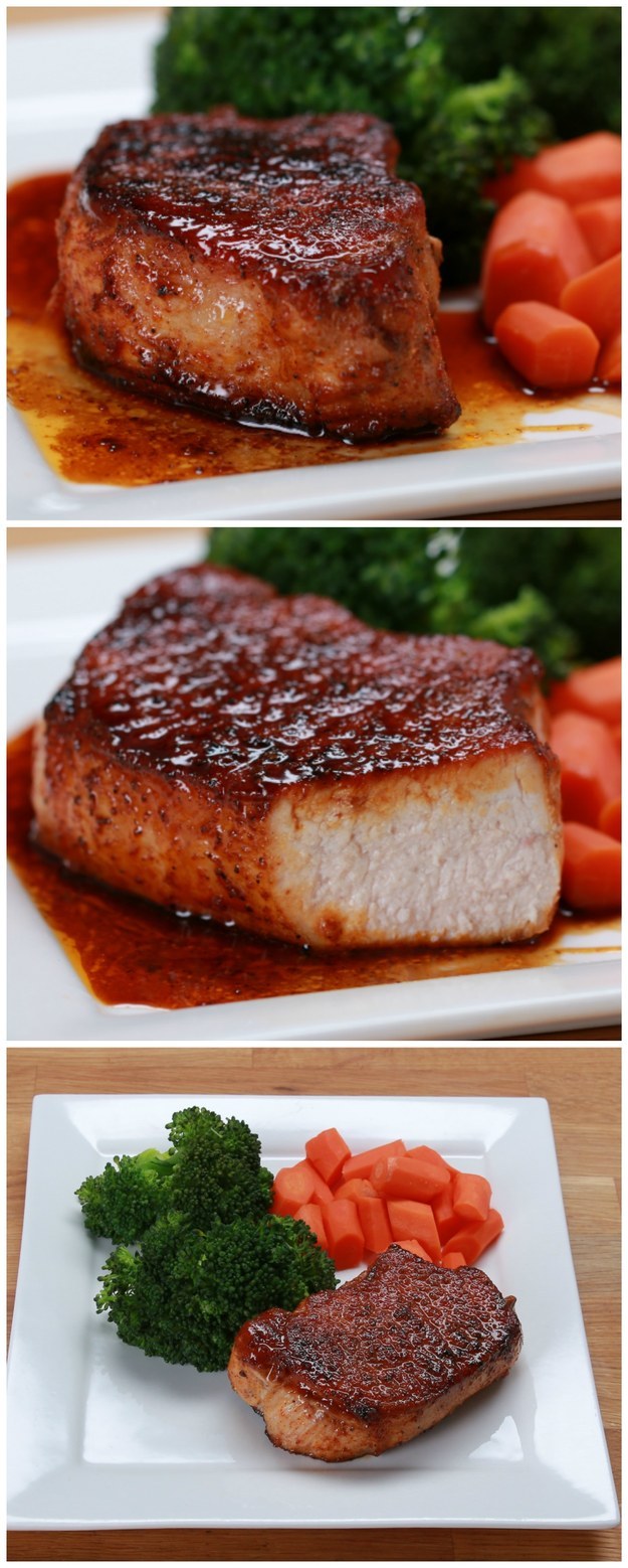Easy Pork Chops With Veggies | Recipe Cloud App
