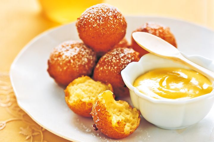 Martha's Lemon-Ricotta Fritters With Lemon Curd | Recipe Cloud App