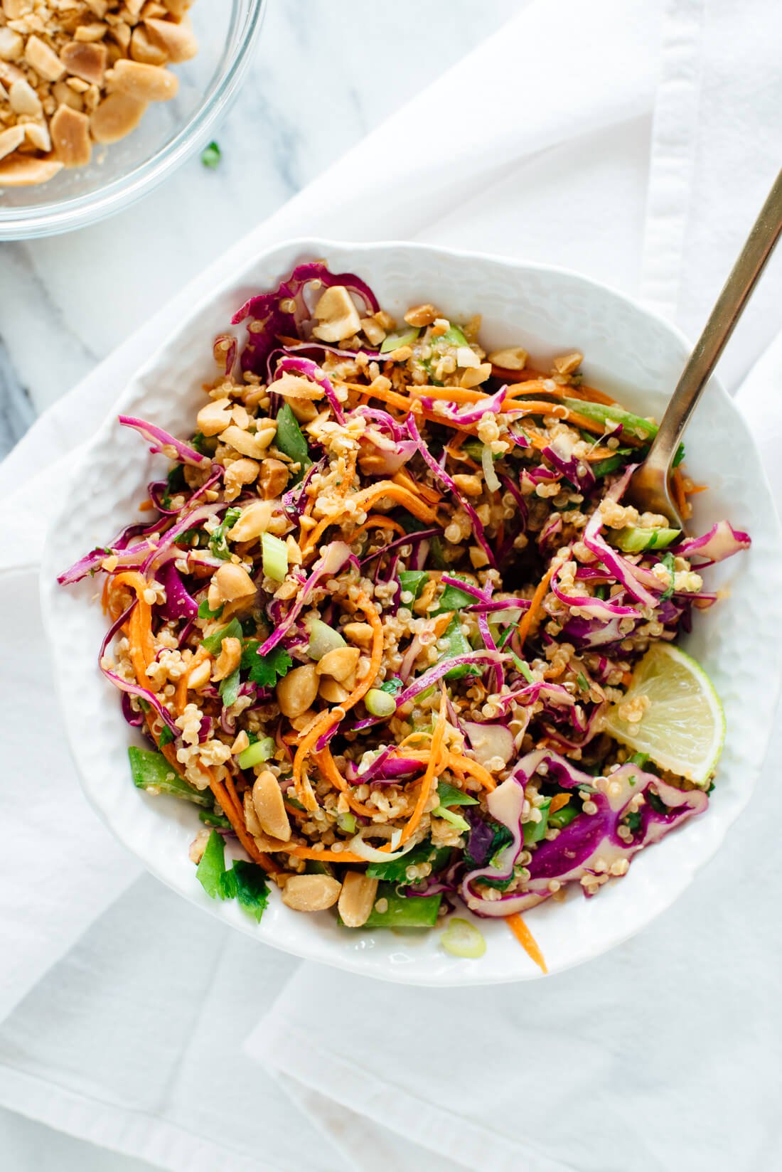 Quinoa: Crunchy Thai Peanut & Quinoa Salad | Recipe Cloud App
