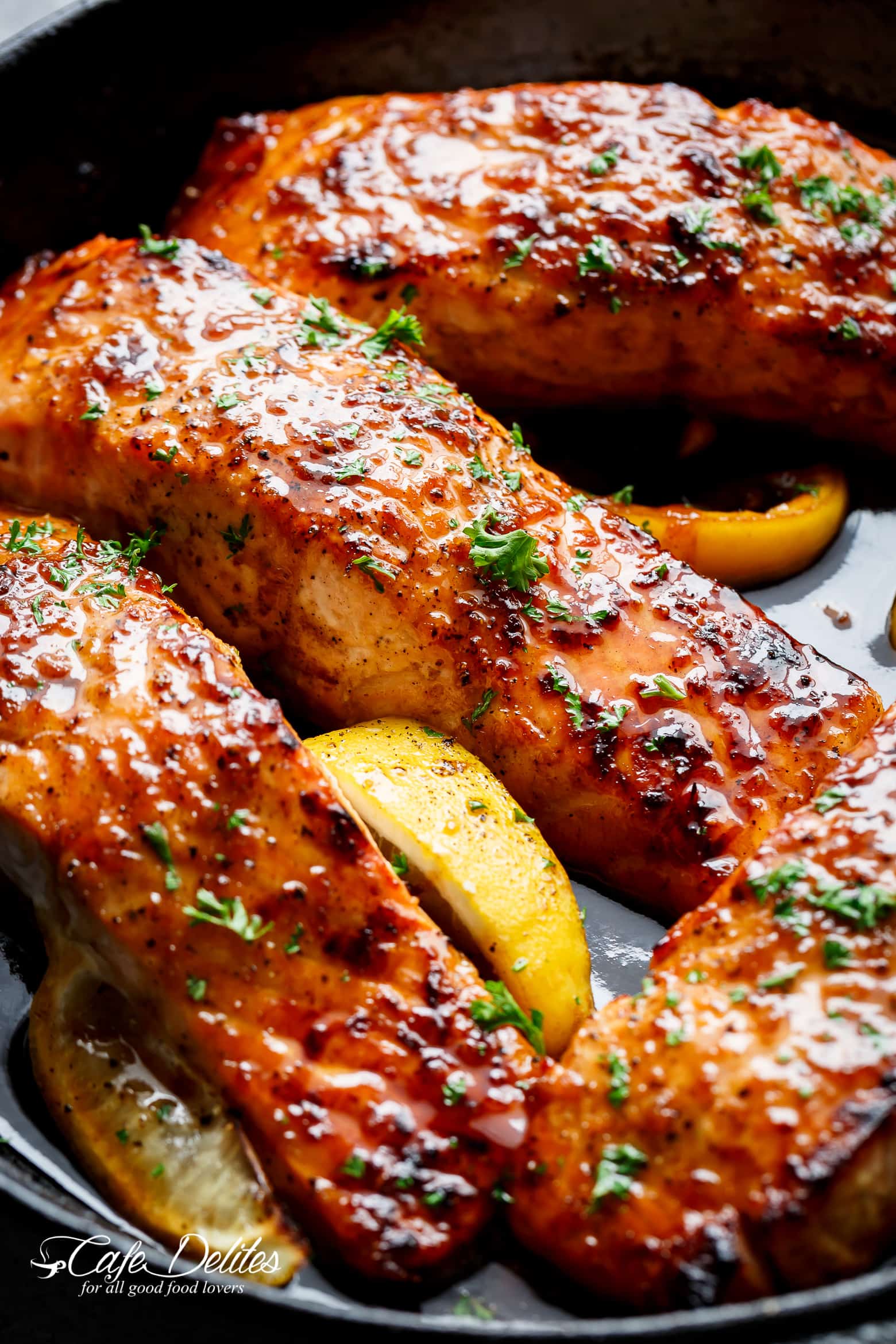 Honey Garlic Salmon | Recipe Cloud App