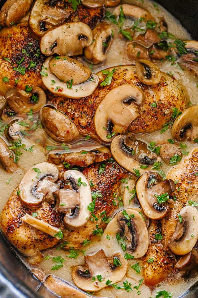 Creamy Crock Pot Chicken Marsala - Easy Chicken Marsala Recipe! | Recipe Cloud App