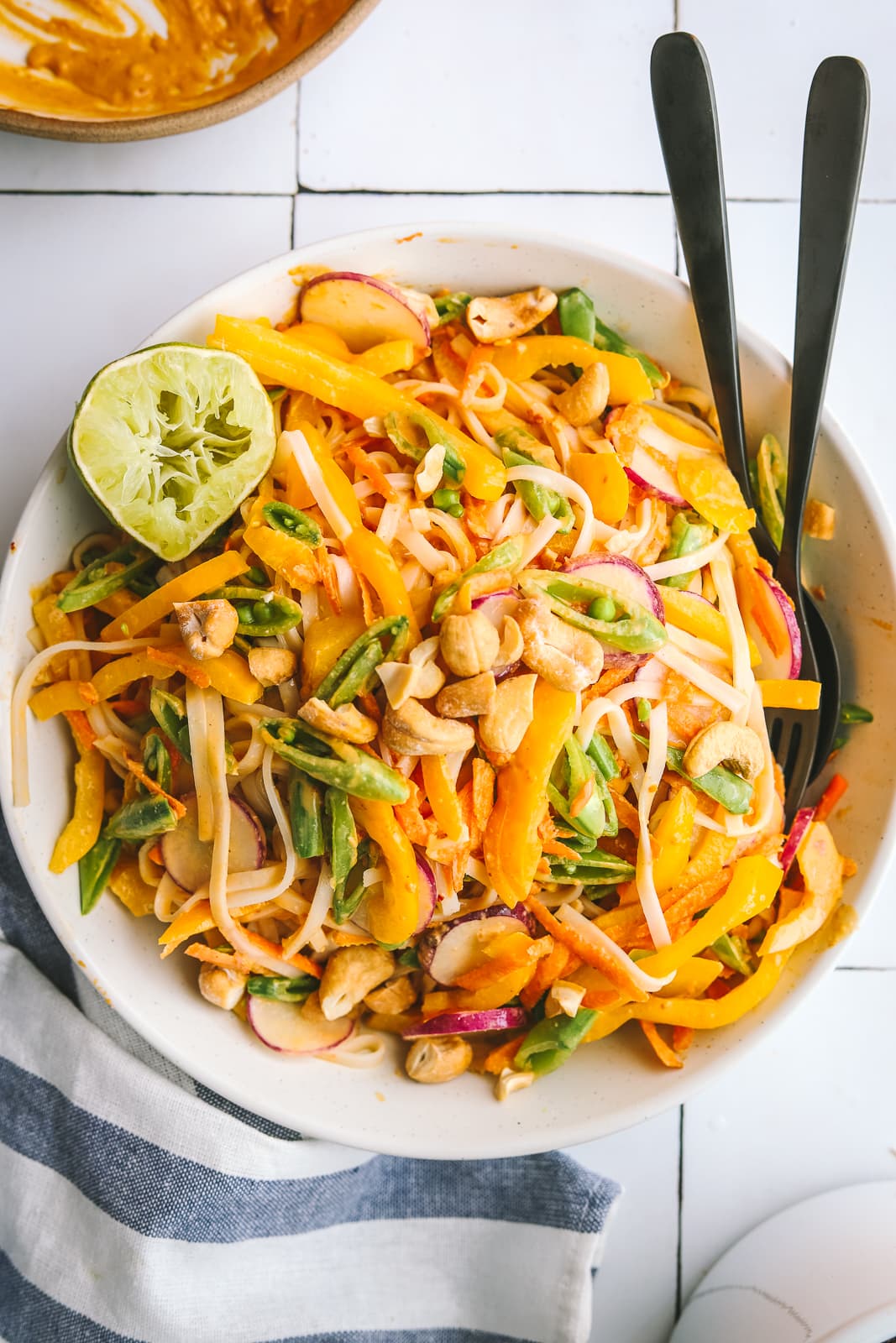 Easy Thai Inspired Noodle Salad With Peanut Sauce | Recipe Cloud App