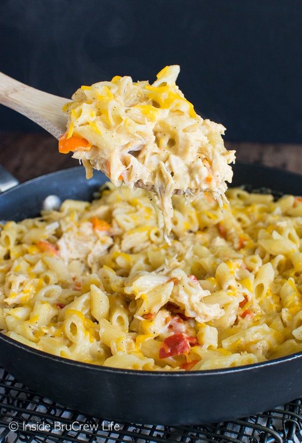 Cheesy Chicken Pasta Skillet Recipe | Recipe Cloud App
