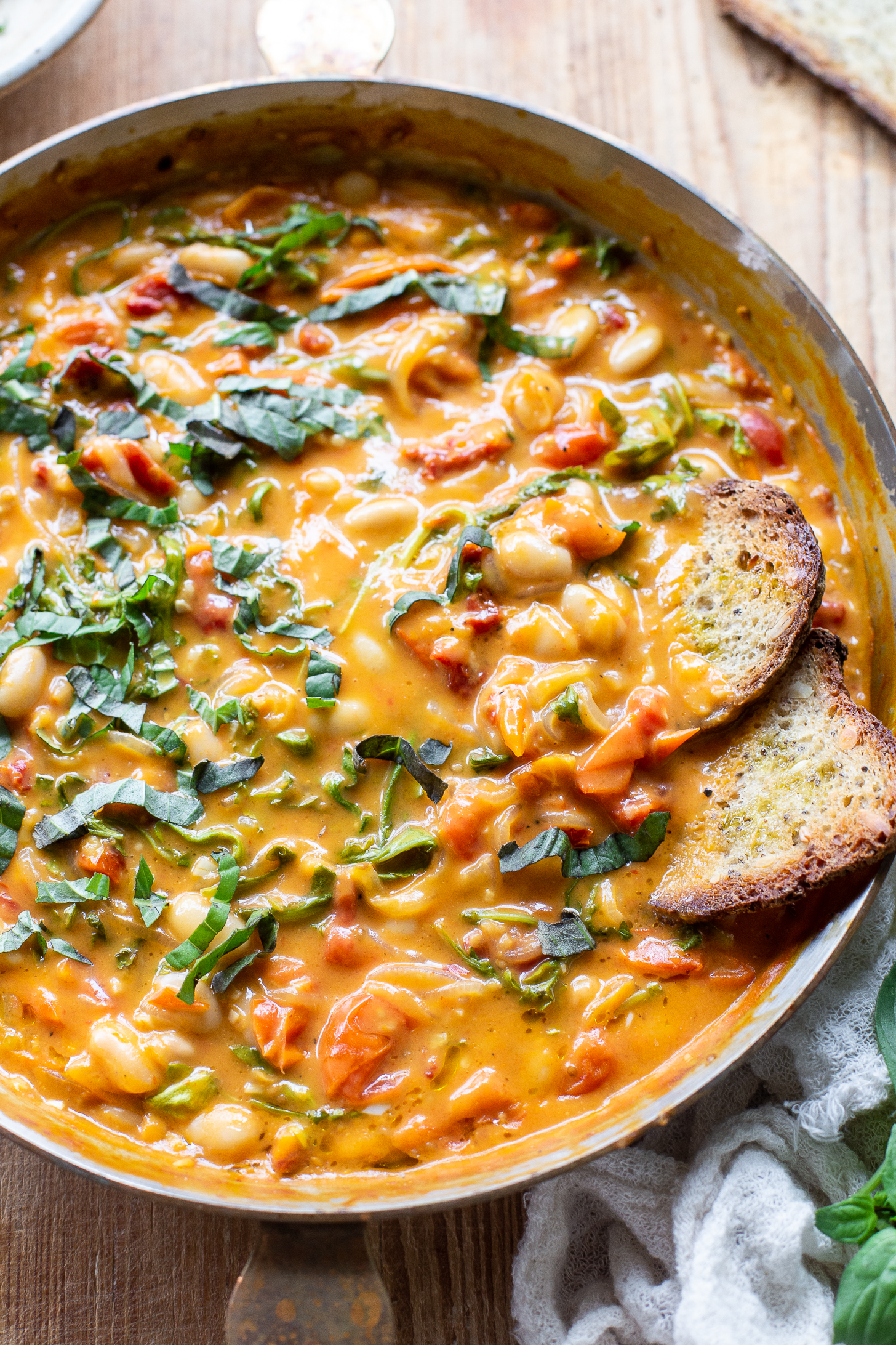 Creamy Tomato White Bean Stew | Recipe Cloud App