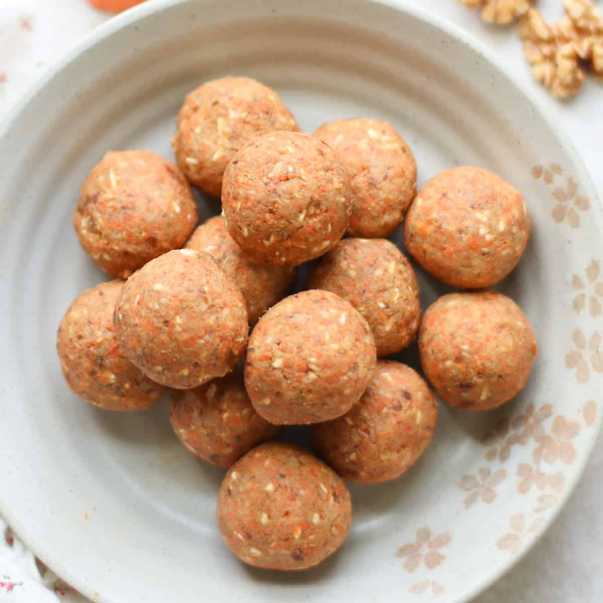 No Bake Carrot Balls | Recipe Cloud App