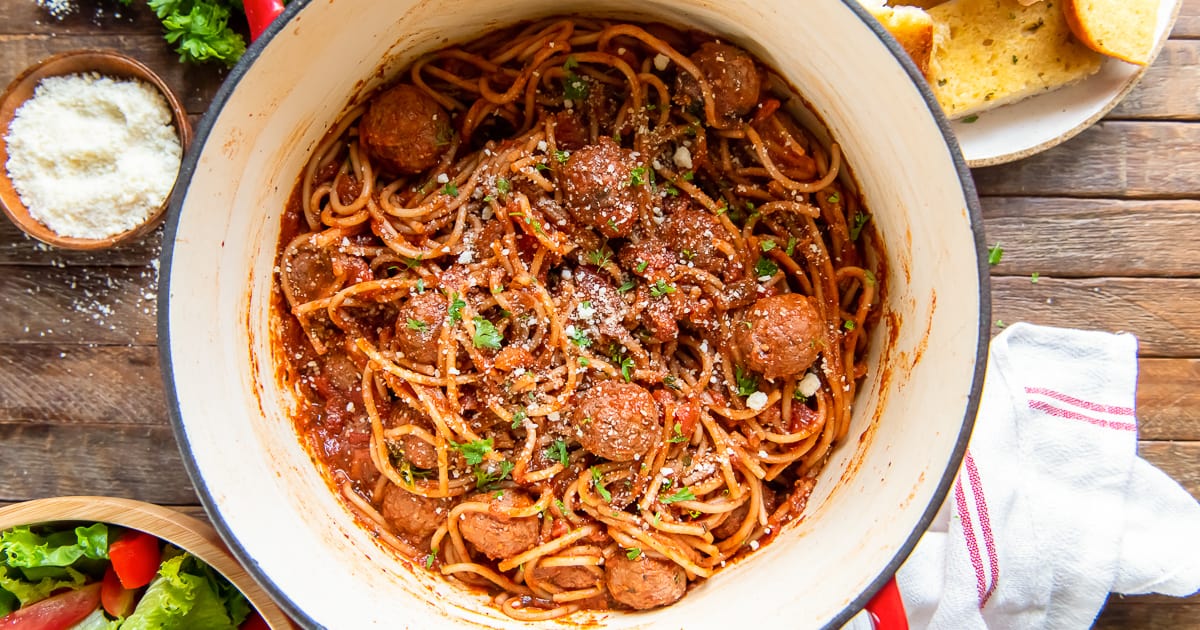 Spaghetti: with Meatballs & Marinara | Recipe Cloud App