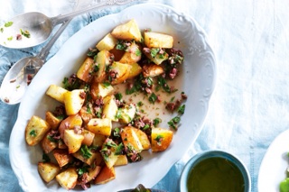 Warm roast potato salad | Recipe Cloud App